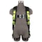 Safewaze PRO Full Body Harness: 1D, MB Chest, FD, TB Legs, 2X FS185-FD-2X - alternate 1